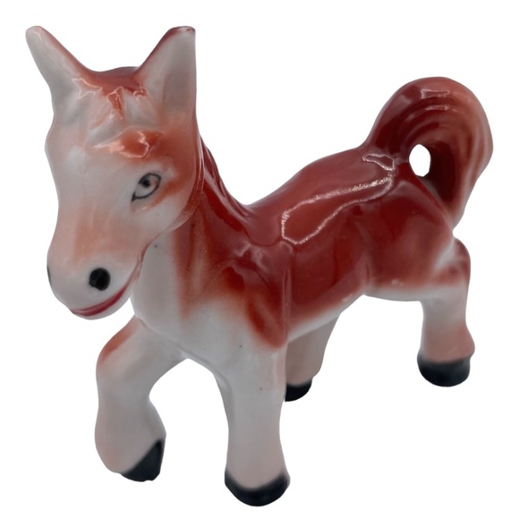Sweet 🐴 Little Smiling Vintage Pony Horse Figurine Made in Japan Porcelain - Picture 2 of 16
